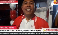 Malam Puncak HUT RI ke-80 di Perum Buana Asri Meriah, Ketua DPRD Endang Sodikin: “Warga Buana Asri Hebat dan Kompak”
