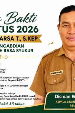 Purna Bakti 1 Agustus 2026, Disman Witarsa T., S.Kep Akhiri Pengabdian Dengan Penuh Rasa Syukur