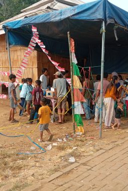 Meriahkan HUT RI ke-81, Pemuda Kampung Huntap Sukamernah Labuan Gelar Lomba Antar RT