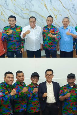 Kunjungan Kerja Menteri Lingkungan Hidup Muhammad Jumhur Hidayat di Pekan Baru Riau.