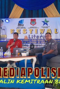 Ketua DPC PJS Banggai Abdul Muis Tunekon, Jadi Narasumber Festival Literasi, Ajak Masyarakat Cerdas Bermedia Sosial