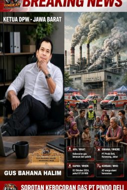 KETUA DPW GERMAS UNGKAP JAWA BARAT KECAM KEBOCORAN PABRIK PINDODELI YANG DIDUGA BERULANG KALI TERJADI